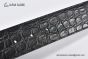Gucci GG Marmont Reversible Belt Black Calf/Crocodile Leather With Gray Steel Double G Buckle