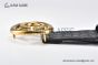 Gucci GG Marmont Reversible Belt Black Calf/Crocodile Leather With Rose Gold Interlocking G Buckle