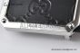 Gucci Signature Leather Belt Black Leather With Stainless Steel Rectangular buckle with Gucci trademark