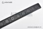 Gucci Signature Leather Belt Black Leather With Gray Steel Rectangular buckle with Gucci trademark