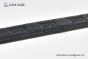 Gucci Signature Leather Belt Black Leather With Stainless Steel Rectangular buckle with Gucci trademark
