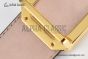 Gucci Signature Leather Belt Black Leather With Rose Gold Rectangular buckle with Gucci trademark