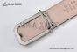 Gucci Signature Leather Belt Black Leather With Gray Steel Rectangular buckle with Gucci trademark