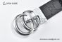 Gucci GG Marmont Reversible Belt Black Calf Leather With Stainless Steel Double G Buckle