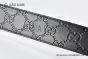Gucci GG Marmont Reversible Belt Black Calf Leather With Yellow Gold Double G Buckle