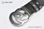 Gucci GG Marmont Reversible Belt Black Calf Leather With Gray Steel Double G Buckle