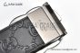 Gucci GG Marmont Reversible Belt Black Calf Leather With Gray Steel Double G Buckle