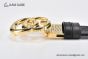 Gucci GG Marmont Reversible Belt Black Calf Leather With Yellow Gold Double G Buckle