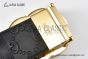 Gucci GG Marmont Reversible Belt Black Calf Leather With Yellow Gold Double G Buckle