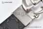 Gucci GG Marmont Reversible Belt Calf Leather With Gray Steel Double G Buckle