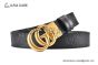 Gucci GG Marmont Reversible Belt Leather With Rose Gold Double G Buckle