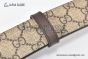 Gucci GG Supreme Belt Beige/ebony Canvas With Stainless Steel Interlocking G Buckle