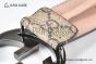 Gucci GG Supreme Belt Beige/ebony Canvas With Gray Steel Interlocking G Buckle