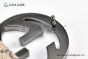Gucci GG Supreme Belt Beige/ebony Canvas With Gray Steel Interlocking G Buckle