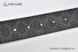 Gucci GG Supreme Belt Black/grey Canvas With Gray Steel Interlocking G Buckle