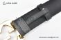 Gucci GG Supreme Belt Black/grey Canvas With RG Interlocking G Buckle