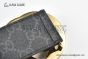 Gucci GG Supreme Belt Black/grey Canvas With RG Interlocking G Buckle